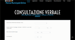 Desktop Screenshot of poliziamunicipale-online.it